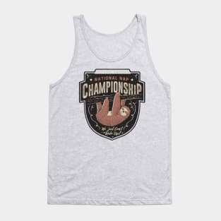 National Nap Championship Tank Top